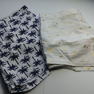 Bundle of 2 Old Navy Shorts size 12 EUC